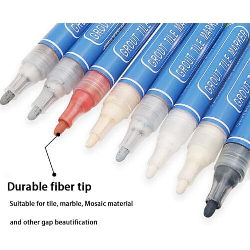 Ceramic Tile Grout Paint Marker Wall Floor Tile Gap Professional Repair Pen Tile Beauty Waterproof Decontamination Seam Pen