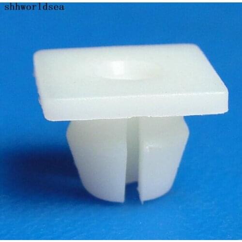 Shhworldsea auto clip fastener car headlight bezel nut #8 screw size for GM 14013246 from 1967-on fits into 7.9mm hole