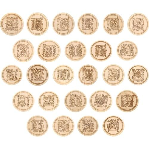 Wax Seal Stamp, Vintage Sealing Wax, Camino Pattern Retro Brass Head 30mm for Invitations Cards Letters Envelopes Decoration