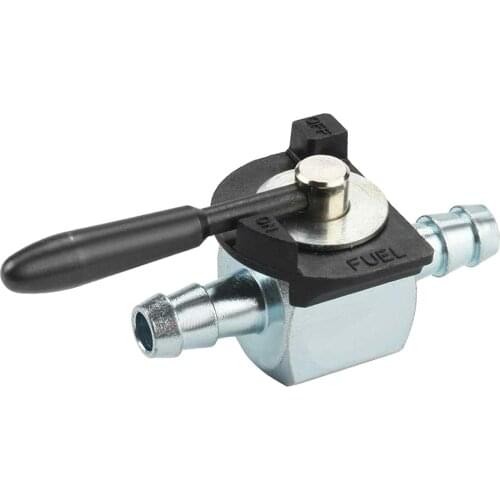 Steel 1/4" Inline Fuel Shut Off Valve High Strength in Line Cut Petcock Gas Diesel Petrol Fit for Oregon 07-403 07403