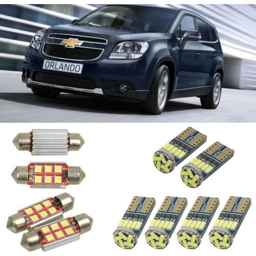 Super bright Interior led Car lights For chevrolet orlando j309 minivan Reading dome bulbs error free
