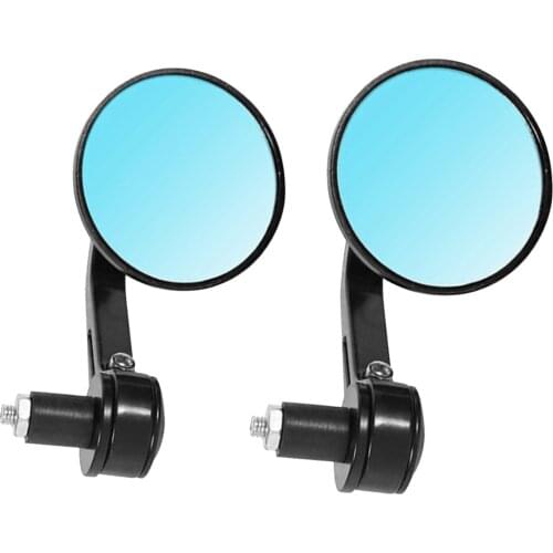 2pcs Fashion Motorcycle Rear View Mirrors Handlebar End for handlebar 22mm