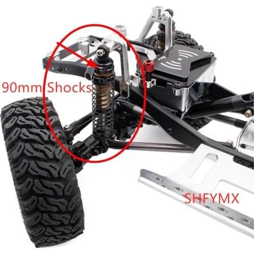 1/10 Rc Car Axial Scx10 Tamiya cc01 Upgrade Metal Shocks (L=90mm)