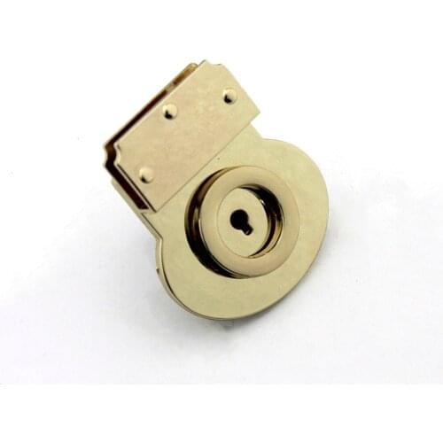 1 pcs Metal Push Lock Fashion Special Design Twist Lock For DIY Handbag Bag Purse Luggage Hardware Closure Bag Parts Accessories