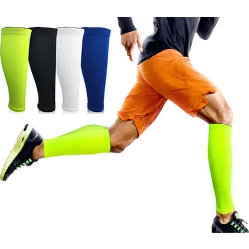 1pc Professional Sports Compression Leg Sleeve Shin Guard Socks Men Women Leg Warmers Running Cycling Sports Calf Support