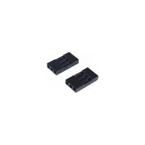 100pcs 2.54mm x3P For Dupont Jumper Wire Cable Housing Female Pin Connector 100pcs Plastic