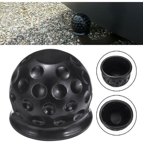 50mm Tow Bar Ball Cover Cap Towing Hitch Caravan Trailer Towball Protect PVC Universal For Car Truck Trailer RV Camper ATV Quad