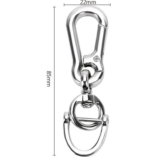 Car Keyring Car-styling Auto Accessories Key Holder Key Rings Key Chain Alloy Gourd Buckle Keychain Carabiner Horseshoe Buckle