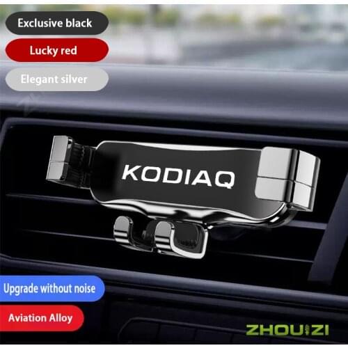 Car Mobile Phone Holder For Skoda Kodiaq NS7 Air Outlet Clip Smartphone Holder Air Vent Mount GPS Stand Bracket Car Accessories