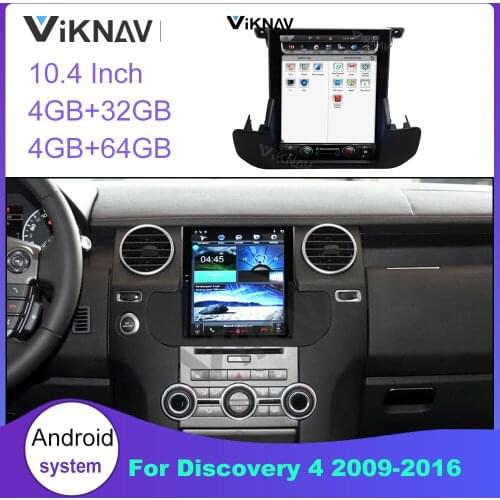 Android Screen Car Multimedia for Land Rover Discovery 4 LR4 2009-2016 GPS Navigation Auto Radio Stereo DVD Player Tape Recorder