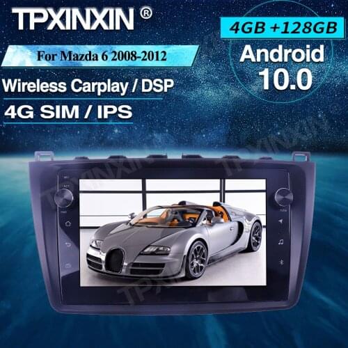 For Mazda 6 2008-2012 Android Car Radio 128G Car Multimedia Player Headunit Radio Car GPS Navigtion Wireless Carplay DSP