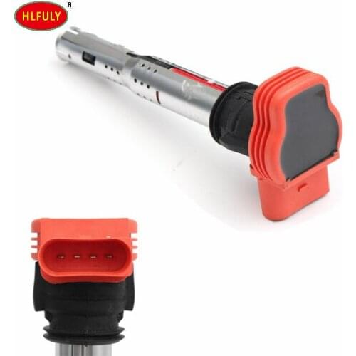 Free Shipping For CAR IGNITION COIL IGNITION COILS for Audi A4 A6 A7 A8 R8 S5 S8 06E905115D 06E905115E