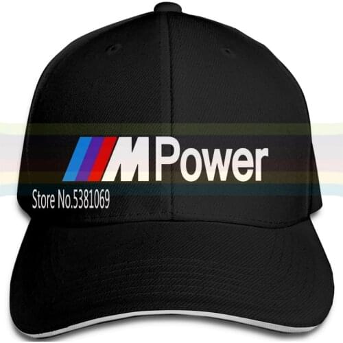 BMW M POWER Baseball Caps Adjustable Mens and Womens Caps Caps for Outdoor Travel