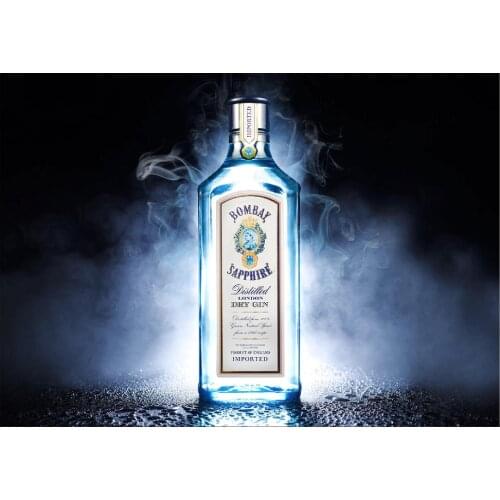 Bombay Sapphire Gin Metal Sign Pub Shed Garage Plaque Bar Man Cave Home Tonic