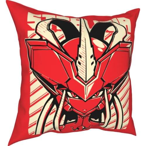 DITF Strelizia Pillow Covers Car Darling in the Franxx Anime Japan Manga Cushion Case Decor Pillow Cover 40*40cm