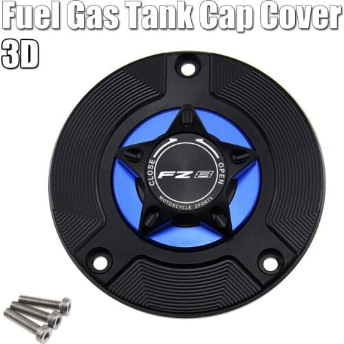 For YAMAHA FZ-8 FZ8 Fazer 2010-2014 11 12 13 Logo 8 Colors CNC Aluminum Keyless Motorcycle Accessories Fuel Gas Tank Cap Cover