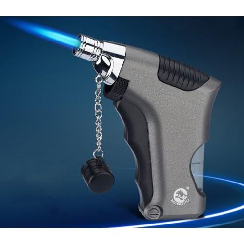 Gas Lighters 1300C Jet Torch Turbo Lighter Outdoor Firepower Butane Flame Metal Cigarette Gadgets for Men Smoking Accessories