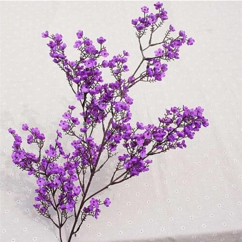 Artificial Fake Flowers Gypsophila Flowers Simulation Green Plant Wedding Decoration Real Touch for Home Hotel Garden Decor
