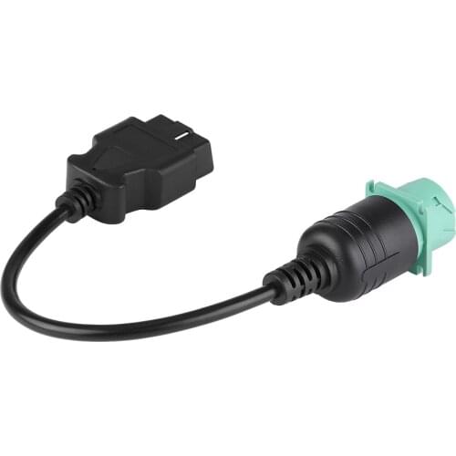 1 pcs 9 Pin to 16 Pin high quality PVC and PE material OBD2 Truck Diagnostic Scanner Cable Adapter for Cummins Diesel Engine