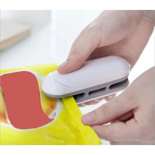 HOT best Portable Mini Sealing Household Machine Heat Sealer Capper Food Saver For Plastic Bags Package Mini Gadgets