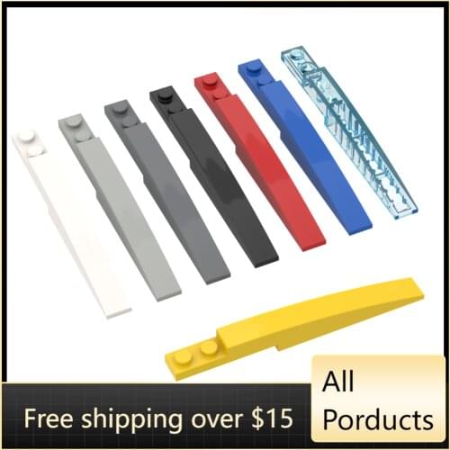 10PCS High-Tech Assemble Particle 13731 85970 1x10 Curved Building Blocks Kit Replaceable Part Toys For Children Birthday Gifts