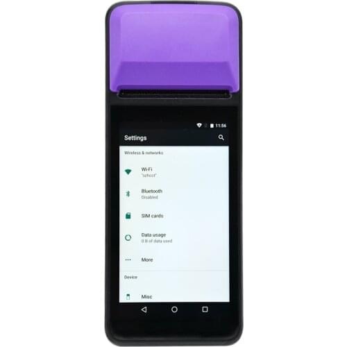 R330C Android POS Terminal Receipt Printer Bluetooth WiFi 3G Data Collector Chile SII E-boleta printing