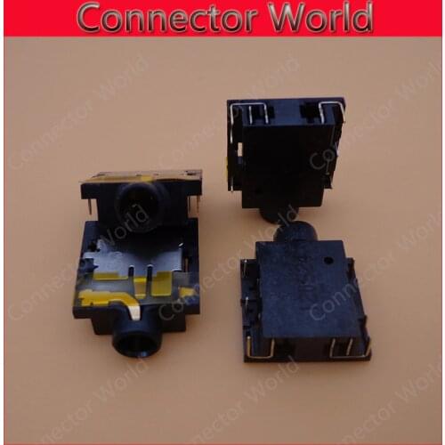 2-100pcs/lot Headphone MIC jack socket connector for Acer Aspire 4743 4750 4743 5750 5741 5742 G S Z ZG series PCB audio jack