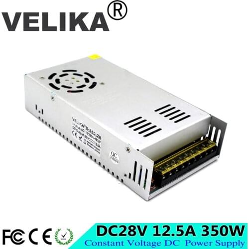 Regulated Power Supply DC28V 12.5A 350W Switch Power Supply Source Driver Transformers 110V 220V AC DC 28V SMPS For Led Lamp CNC