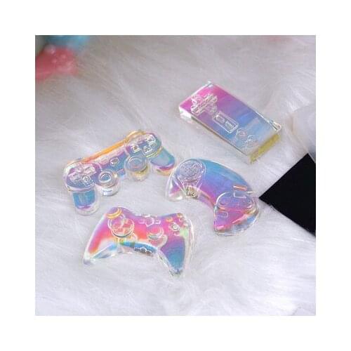 DIY Game Console Handle Mold Silicone Crystal Epoxy Resin Mold Mirror Game Key Chain Silicone Mold For Resin