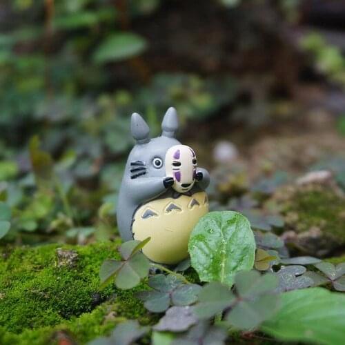Fairy Garden Supplies Miniature , Totoro take Mask , Ghibli Studio Figurine Terrarium Accessories DIY Mini Garden