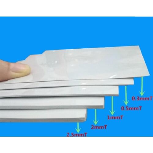 Top Guarantee Stage Lighting Heat Dissipation Gasket Thermal Conductive Silicone Sheet 400mm*200mm Off-white Thickness 0.3-15
