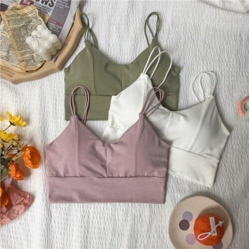 Women Crop Top Seamless Underwear Female Crop Tops Sexy Lingerie Intimates with Removable Padded Tube Top Dress