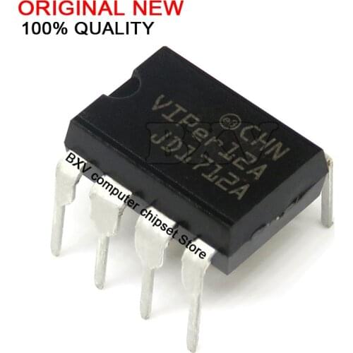 10PCS VIPER12A DIP8 VIPER12 DIP 12A DIP-8 new original