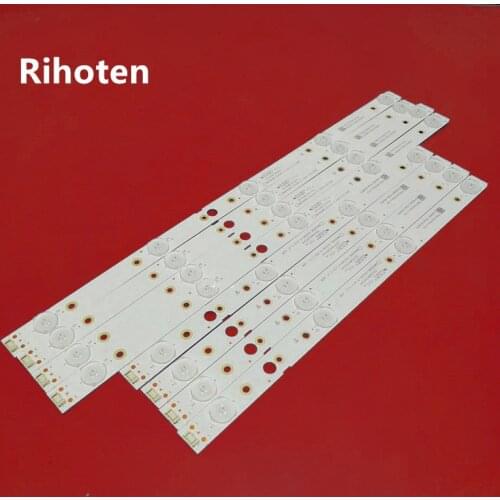 100% New 8pcs/Kit LED strips for LG 43 TV 43UG620V 43UJ620V 43UJ6200-UA CRH-A4330300104L6CNRev1.0 I CRH-A4330300105R6CNRev1.0 I