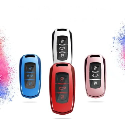 Car Key Cover Protection TPU For Geely Atlas Boyue NL3 EX7 EmgrandX7 EmgrarandX7 SUV GT GC9 borui Ring Key Covers