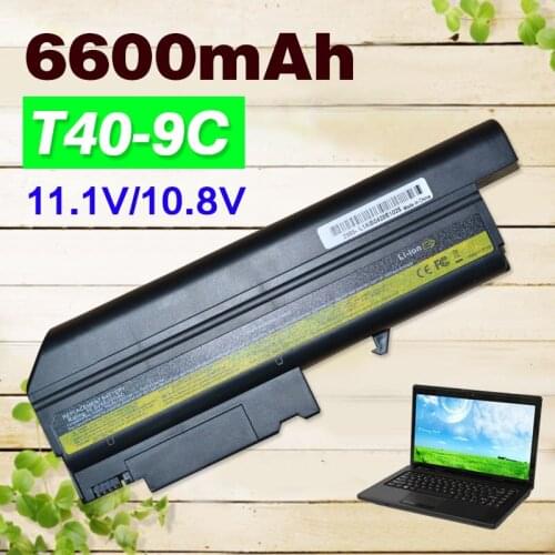 6600mAh 11.1v laptop Battery for IBM ThinkPad R50 T40 T42 92P1070 92P1071 92P1074 92P1075 92P1087 92P1088 92P1089 92P1090