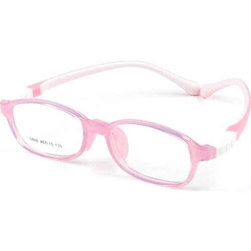Size 46-15-135 Anti-blue light Kids Silica Gel Glasses Frame Children Optical Spectacle Frame Glasses for Sight Eyeglass