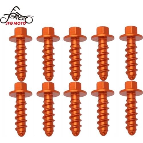 For KTM EXC EXCF XC XCF SX SXF TPI SIX DAYS 125 250 300 350 400 450 500 1997-2021 10PCS Dirt Bikes Plastic Parts Screw Bolt Kit
