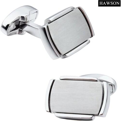 Classical Rectangle Pattern Cufflinks Fashion Mens Jewelry Cuff Links for Wedding Dress Wholesale