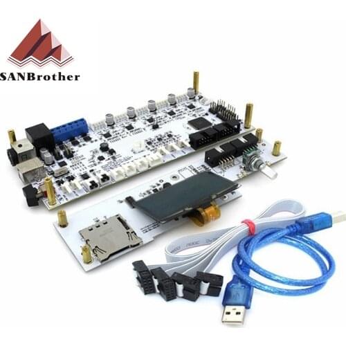 UM2+ Extended 3D Printer Part DIY Full Board Set Kit, UM2 V2.1.4 Control Panel + LCD Screen + Motherboard