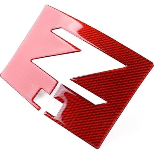 Red Carbon Fiber Console Navigation GPS Panel Trim Cover Decoration Fit for Nissan 350Z 2003 2004 2005 2006 2007 2008 2009