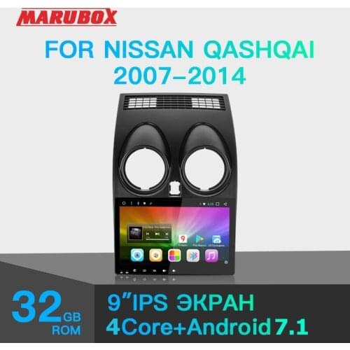 MARUBOX 2Din Car Radio GPS Android 7.1 For Nissan Qashqai Dualis Multimedia Player 9" IPS Touch Screen Bluetooth 2G RAM 9A002DT3