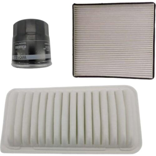 Oil filter Air filter Air conditioning filter set filters for geely EC7 1.8L