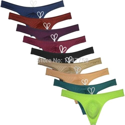 Men Swim Thong Bikini Swimsuit Bulge Pouch T-back Mini Beachwear Surfing Shorts