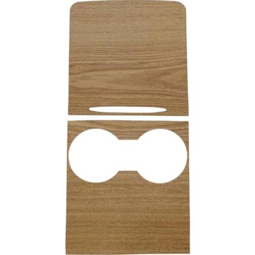 Car Central Control Panel Sticker For Tesla Model 3 2021 Accessories Interior Protective For Tesla Model Y Three Wood Console