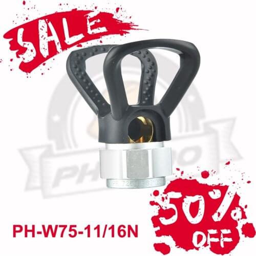 PHENDO Professional Airless Tips Nozzle Guard 7/8" 11/16" Thread Nozzle Holder For Graco Wagner Titan Sprayer Paint Spray Gun
