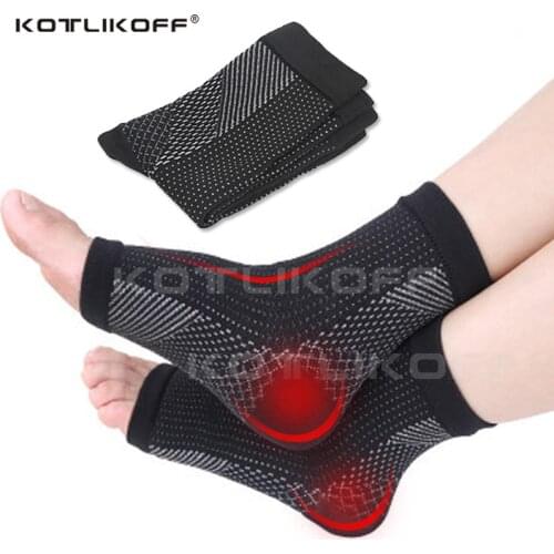 Men Women Foot Circulation Swelling Relief Foot Sleeve Socks Foot Anti Fatigue Compression Varicosity Ankle Support Socks Pads
