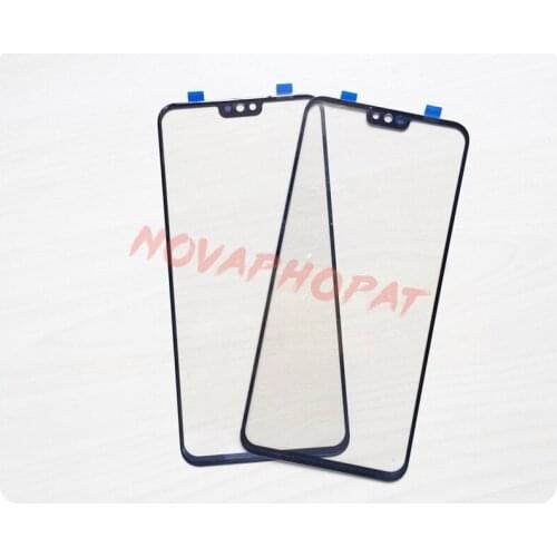 Novaphopat 20Pcs/Lot View 10 Lite Front Glass Panel For Honor 8X Outer Glass Lens Screen Replacement ( Not Touch Sensor )