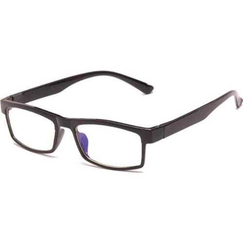 New Comfortable Men Reading Glasses Women Height Dioptre 450-600 PC Black Eyeglasses Frame Square Unisex Presbyopia R271