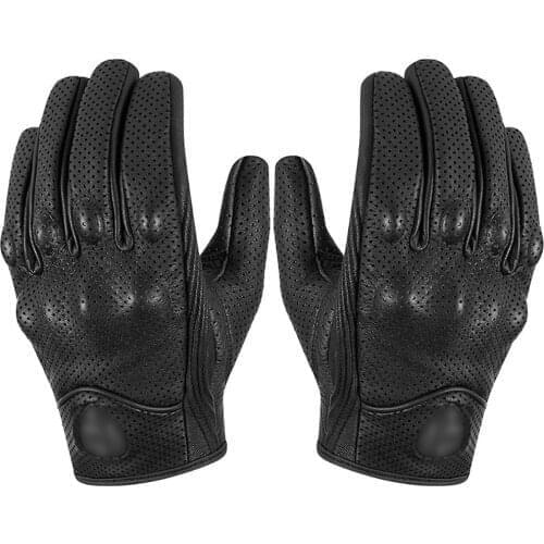 Gloves For Motorcycle Motorcycle Full Finger Leather Gloves Touchscreen Breathable Windproof Off-road Racing Outdoor Gloves